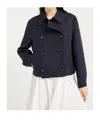 Brunello Cucinelli Monili-detail Caban Jacket In Black