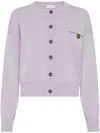 Brunello Cucinelli Monili-detail Cardigan In Purple