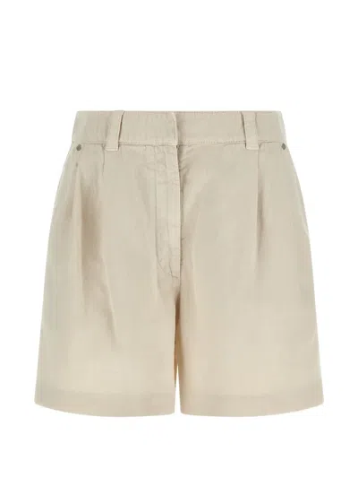 BRUNELLO CUCINELLI MONILI-DETAIL CONCEALED-FASTENING SHORTS