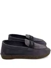 Brunello Cucinelli Monili-detail Espadrilles In Blue
