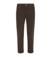 Brunello Cucinelli Straight Five-pocket Trousers In Brown