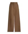 Brunello Cucinelli Monili-detail Linen Midi Skirt In Neutral