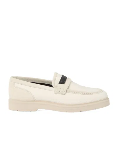 BRUNELLO CUCINELLI BRUNELLO CUCINELLI MONILI DETAILED PENNY LOAFERS