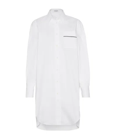 BRUNELLO CUCINELLI BRUNELLO CUCINELLI COLLARED LONG-SLEEVE SHIRT
