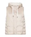 Brunello Cucinelli Monili-detail Padded Gilet In Nude