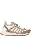 Brunello Cucinelli Low Top Sneakers Mesh Panels In 灰色
