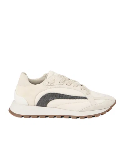 BRUNELLO CUCINELLI BRUNELLO CUCINELLI STRIPED TWILL RUNNERS