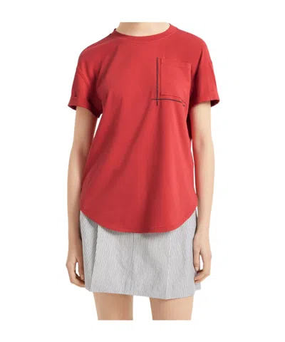 BRUNELLO CUCINELLI BRUNELLO CUCINELLI EMBELLISHED CREWNECK T-SHIRT