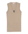 Brunello Cucinelli Monili-detail Tank Top In Nude