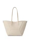 Brunello Cucinelli Small Bc Duo Leather Tote Bag In Neutrals