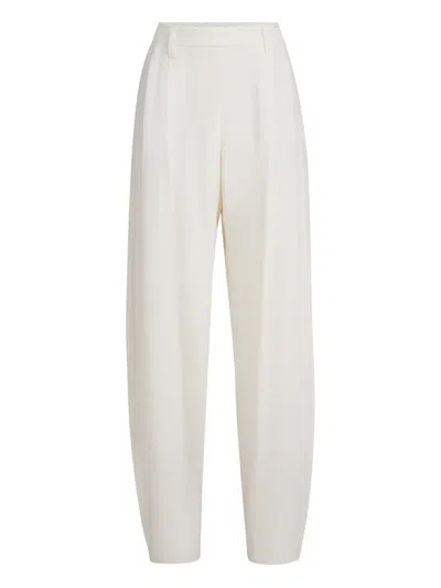 Brunello Cucinelli Monili-detail Trousers In White