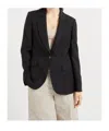Brunello Cucinelli Monili-detail Twill Blazer In Black