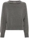 Brunello Cucinelli Monili-detailed Sweater In Grey