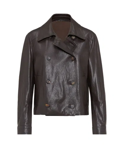 BRUNELLO CUCINELLI BRUNELLO CUCINELLI CROPPED PEA COAT