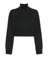 Brunello Cucinelli Monili-embellished Cropped Top In Black
