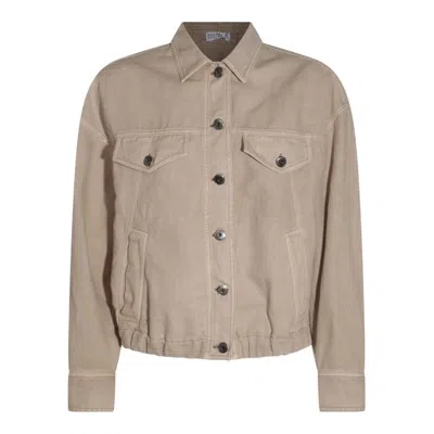 Brunello Cucinelli Beige Denim Jacket