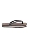 Brunello Cucinelli Monili-embellished Flip Flops In Black