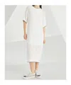 Brunello Cucinelli Monili-embellished Knitted Dress In White