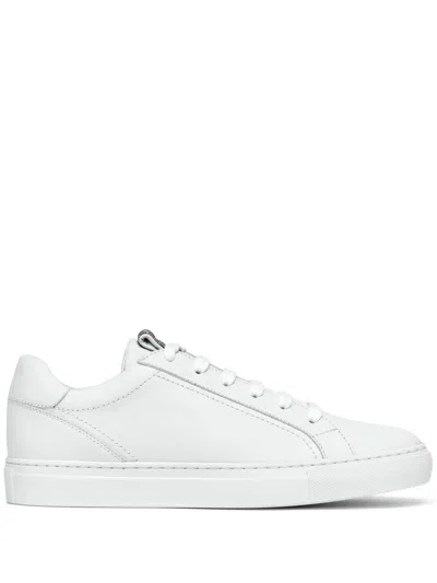 BRUNELLO CUCINELLI MONILI-EMBELLISHED LEATHER SNEAKERS