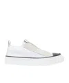 Brunello Cucinelli Sneakers With Iconic Embellishments In White