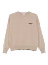 Brunello Cucinelli Cashmere Round Neck Sweater Clothing In Brown