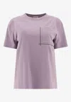 Brunello Cucinelli Monili Embellished T-shirt
