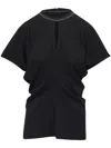 Brunello Cucinelli Monili-embellished T-shirt In Schwarz