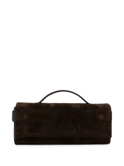 Brunello Cucinelli Monili Essence Clutch Bag In Brown