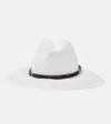 Brunello Cucinelli Felt Fedora Hat In Bianco