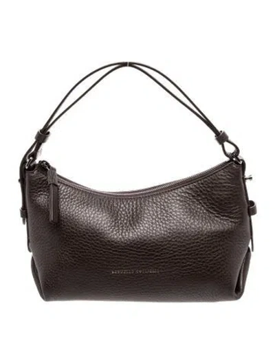 Pre-owned Brunello Cucinelli Monili Hobo W/ Tags In Gray