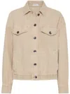 Brunello Cucinelli Padded Jacket In Neutrals