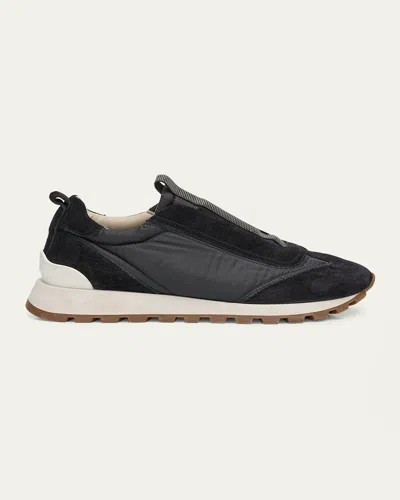 BRUNELLO CUCINELLI MONILI LACELESS TRAINER SNEAKERS