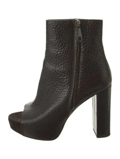 Pre-owned Brunello Cucinelli Monili Leather Boots In Brown