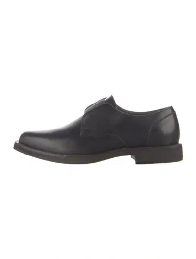 Pre-owned Brunello Cucinelli Monili Leather Oxfords In Black