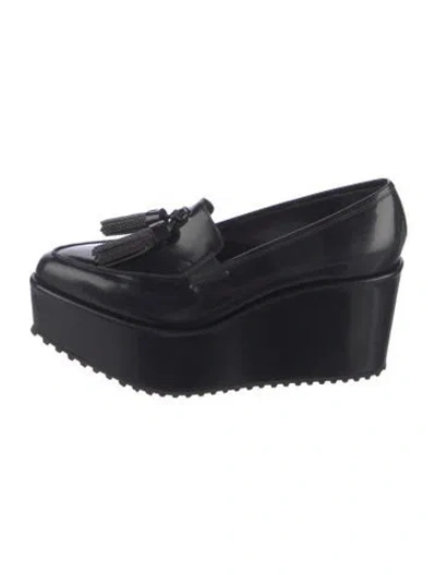 Pre-owned Brunello Cucinelli Monili Leather Pumps In Black