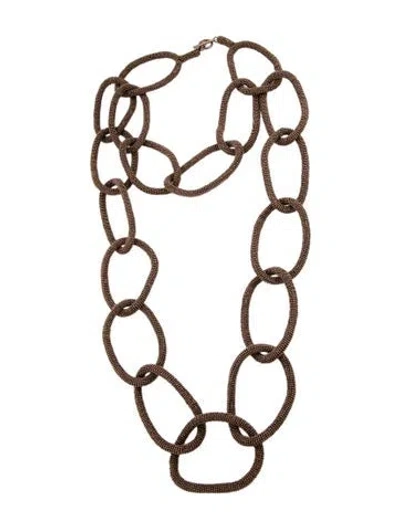 Pre-owned Brunello Cucinelli Monili Link Necklace, 19.25" In Multi