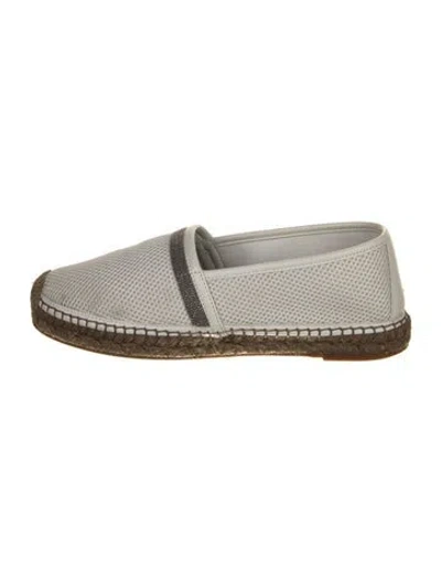 Pre-owned Brunello Cucinelli Monili Mesh Espadrilles In Multi