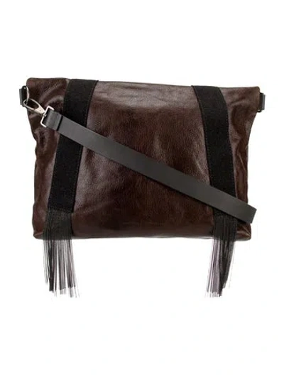 Pre-owned Brunello Cucinelli Monili Messenger Bag In Brown