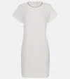 Brunello Cucinelli Monili Twill-minikleid Mit Kettendetail