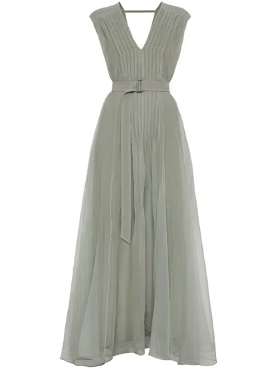 BRUNELLO CUCINELLI MONILI PLEATED DRESS