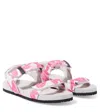 Brunello Cucinelli Bedruckte Sandalen Monili In Rot