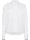 Brunello Cucinelli Monili Shirt In White