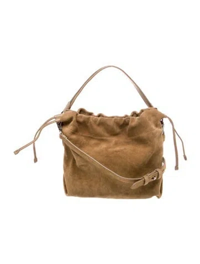 Pre-owned Brunello Cucinelli Monili Shoulder Bag In Neutral