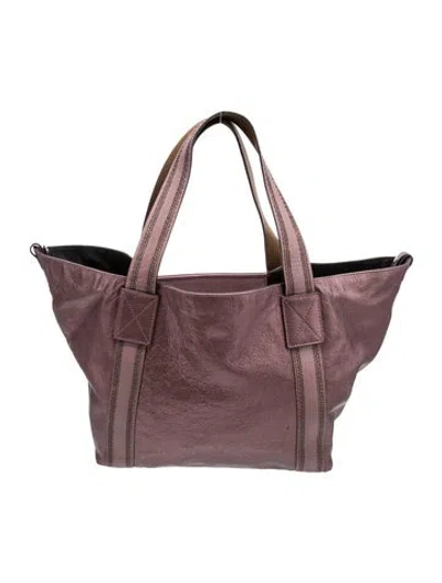 Pre-owned Brunello Cucinelli Monili Shoulder Bag In Purple