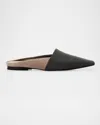 Brunello Cucinelli Women's Precious Calfskin Flats In C5859 Grey