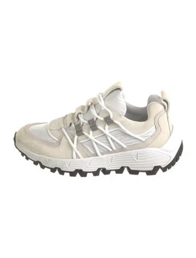 Pre-owned Brunello Cucinelli Monili Suede Chunky Sneakers