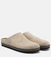Brunello Cucinelli Monili Suede Clogs