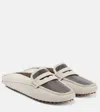 Brunello Cucinelli Mokassins Monili Aus Veloursleder In Beige