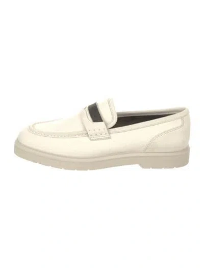 Pre-owned Brunello Cucinelli Monili Suede Sneakers In Neutral