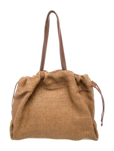 Pre-owned Brunello Cucinelli Monili Tote In Brown